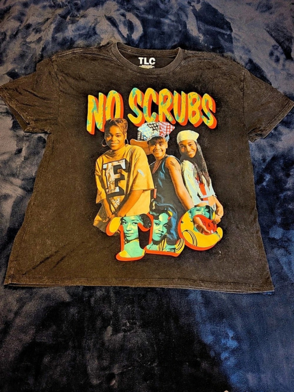 TLC No Scrubs Graphic Tee Short Sleeve Tee Large Black